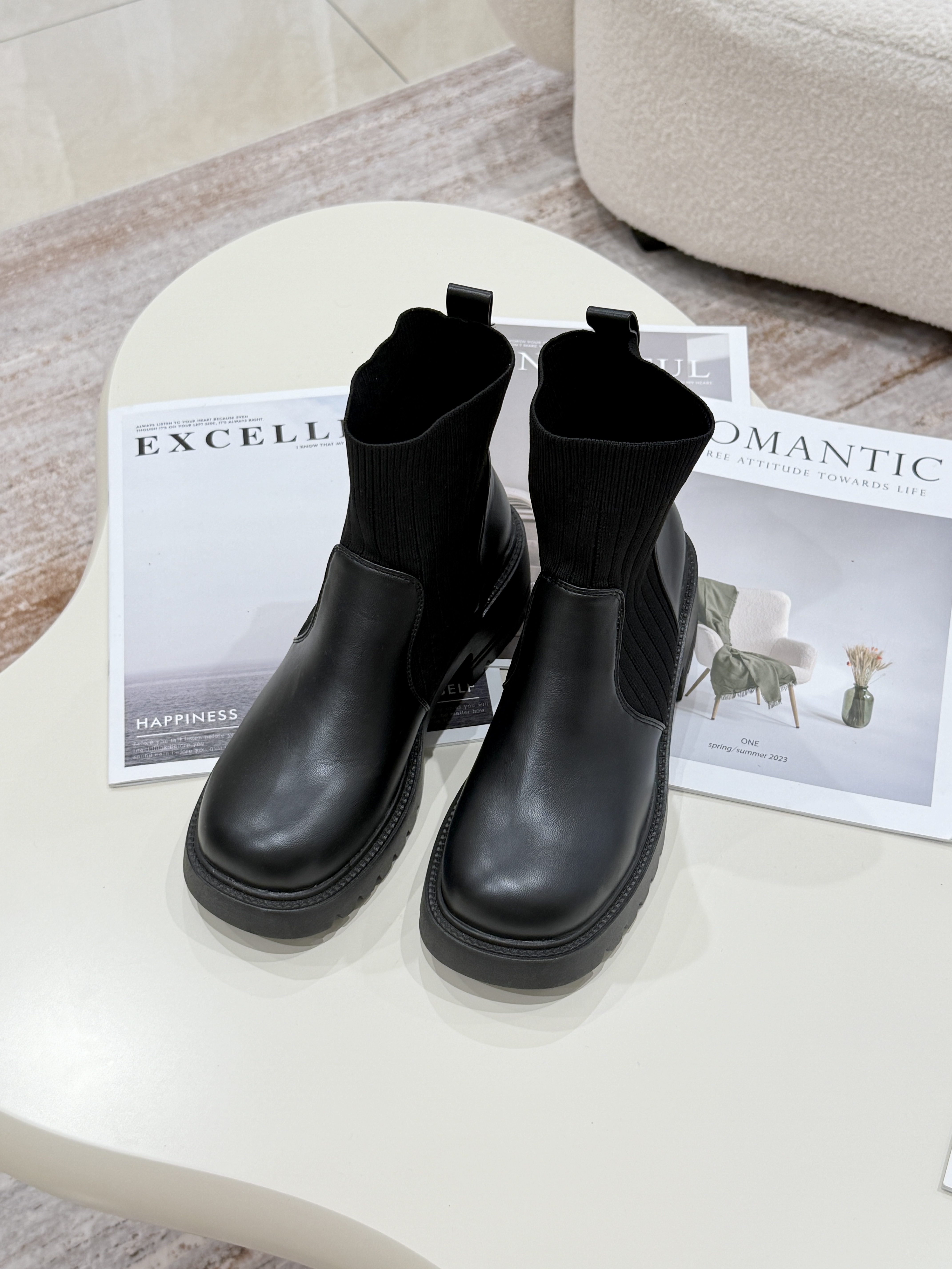 TA19 厚底增高马丁靴