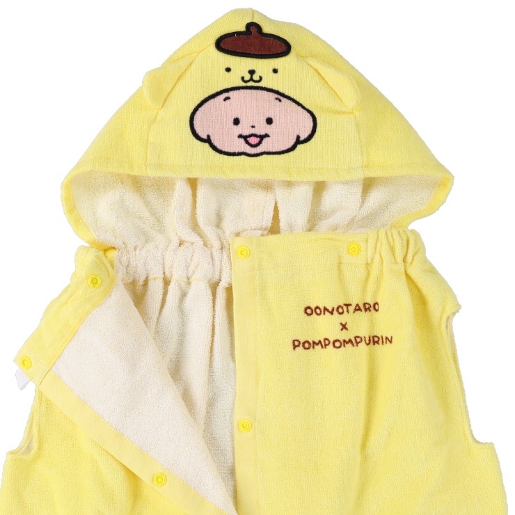 🇯🇵限量預訂 日本直送🇯🇵Oonotaro x Sanrio 布甸狗人物連帽浴巾裹巾