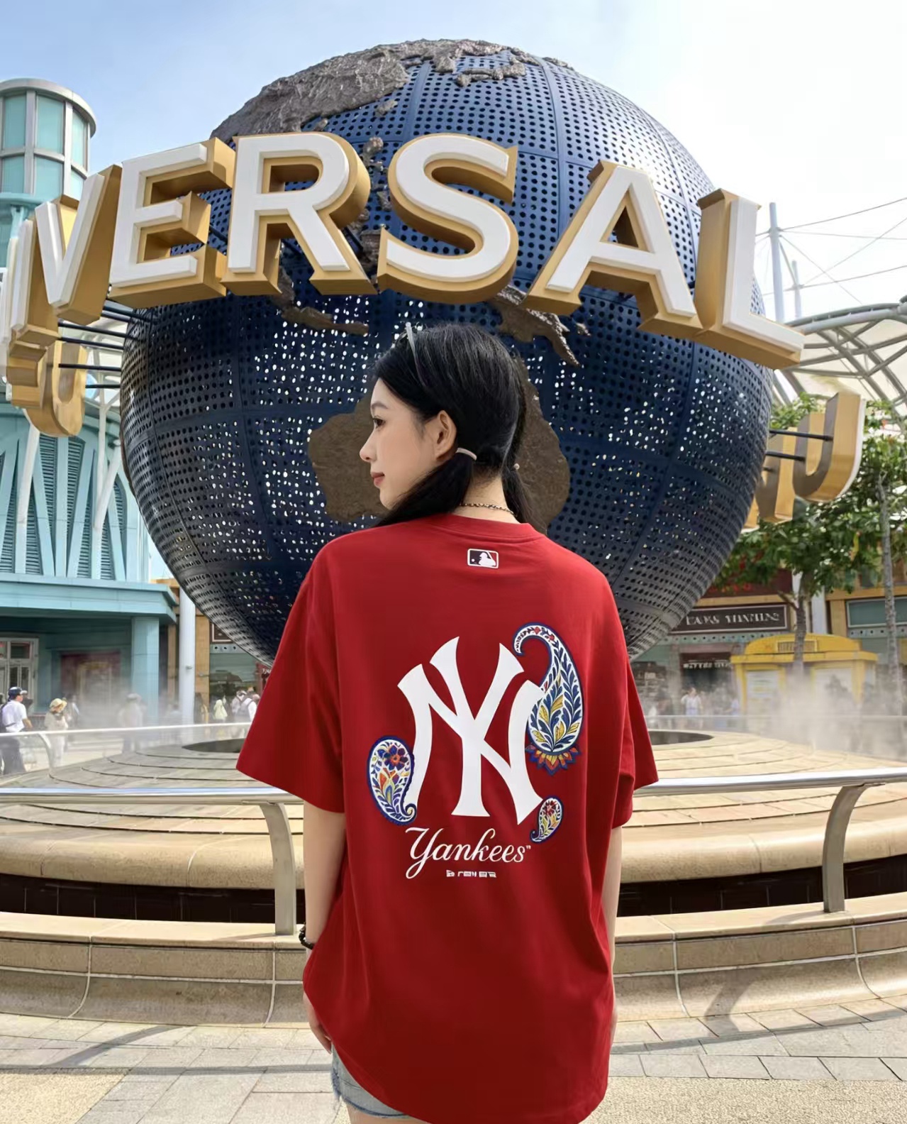 NEW ERA × NY 腰果花印花短袖Tee 