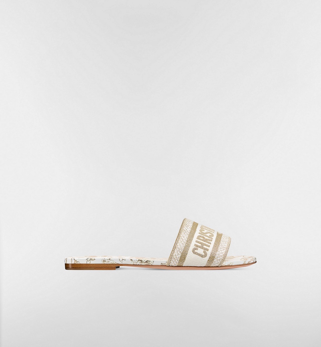 限時優惠🥨 新款🆕訂貨📮Dior 金線刺繡DWAY slide Size 34/35/35.5/36/37/37.5/38.5/39/40/41.5/42