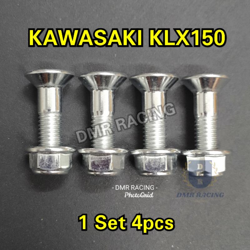 KAWASAKI KLX150 Sprocket Screw Set 4pcs Steel