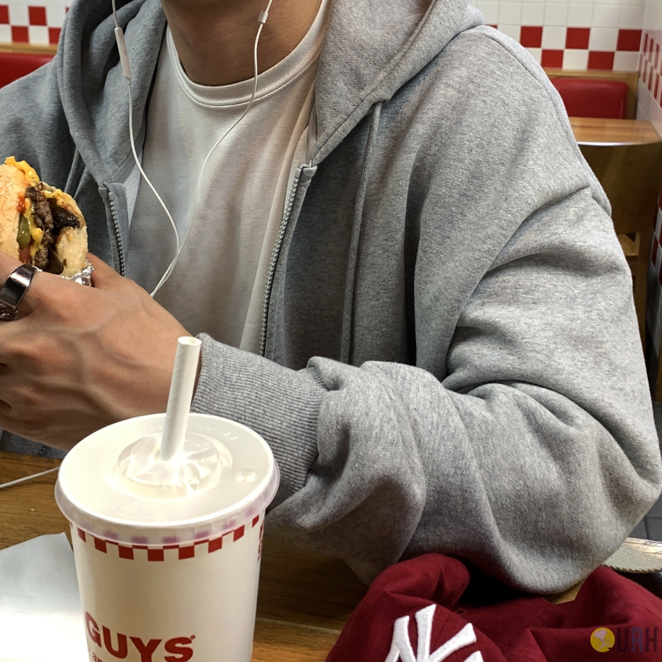 【100%保證韓國直送】韓國品牌原創：經典必備雙向拉鍊連帽外套 [2 color] RL114588