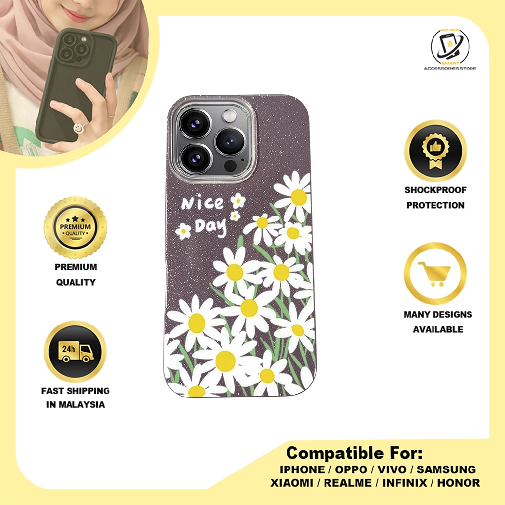 BLING CASE PHONE FOR IPHONE - DESIGN FLOWER N