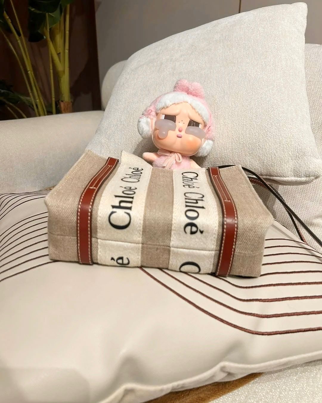 Chloe woody mini shoulder bag 2way 100%Authentic,98%new✅dust bag