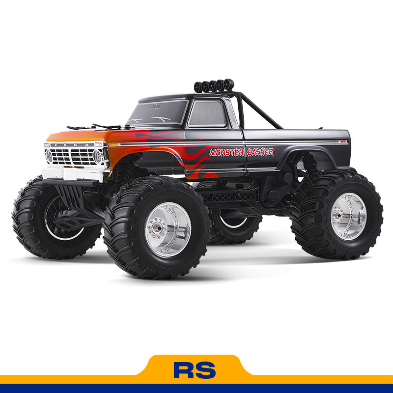 全新 FMS 1/10 Ford F100 Monster Truck | 無刷大腳車 | 2WD 後驅 | 福特授權 | 無刷 | 火焰黑色