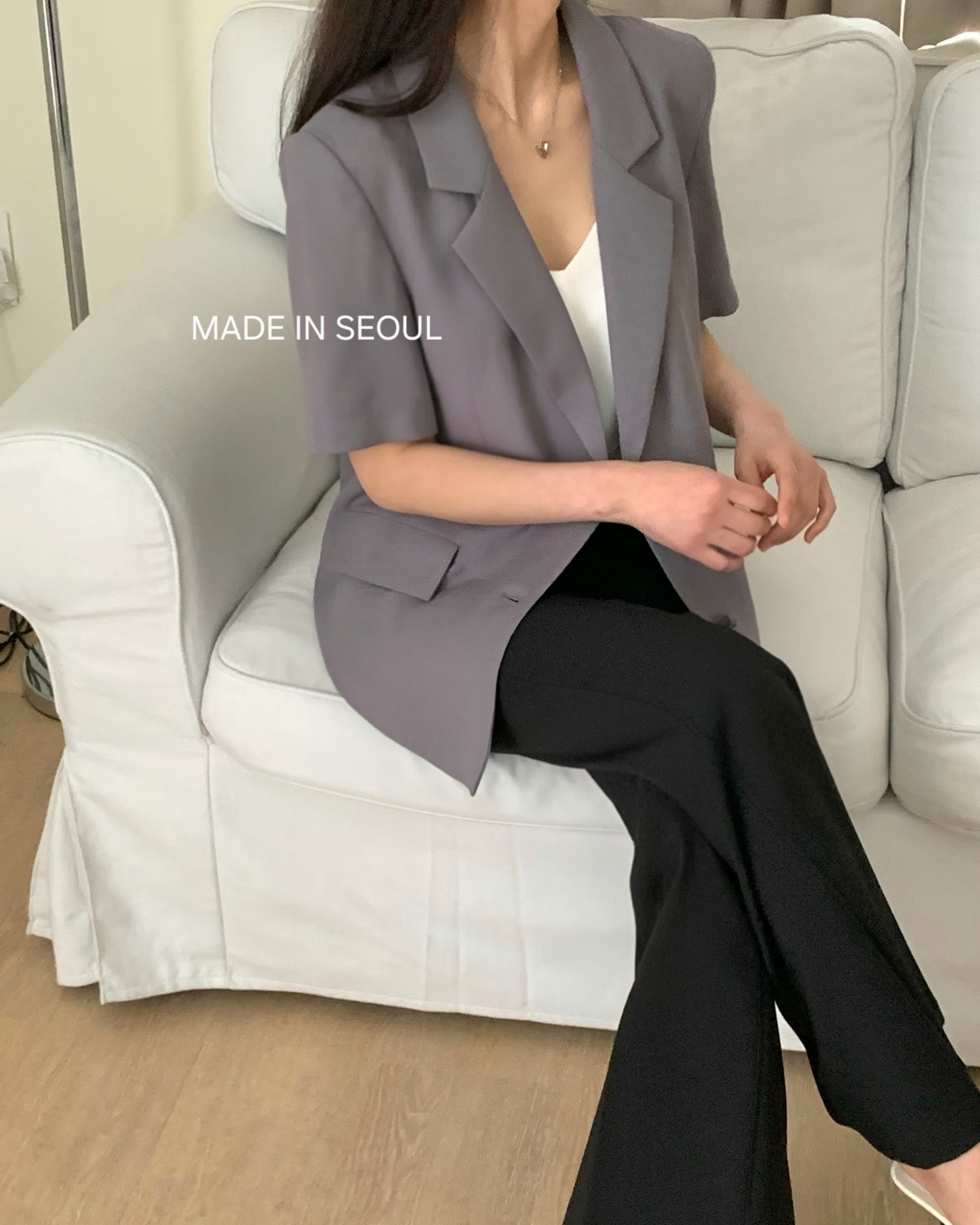 G6255 韓國🇰🇷短袖西裝外套