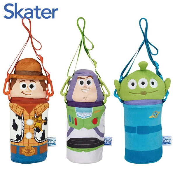🆕【⭐訂購⭐】🌀 🇯🇵 日本直送 #Skater x #ToyStory 毛公仔造型 鋁塗層內膽 保溫水樽袋［7款選］🌀 [ELJD-0125]