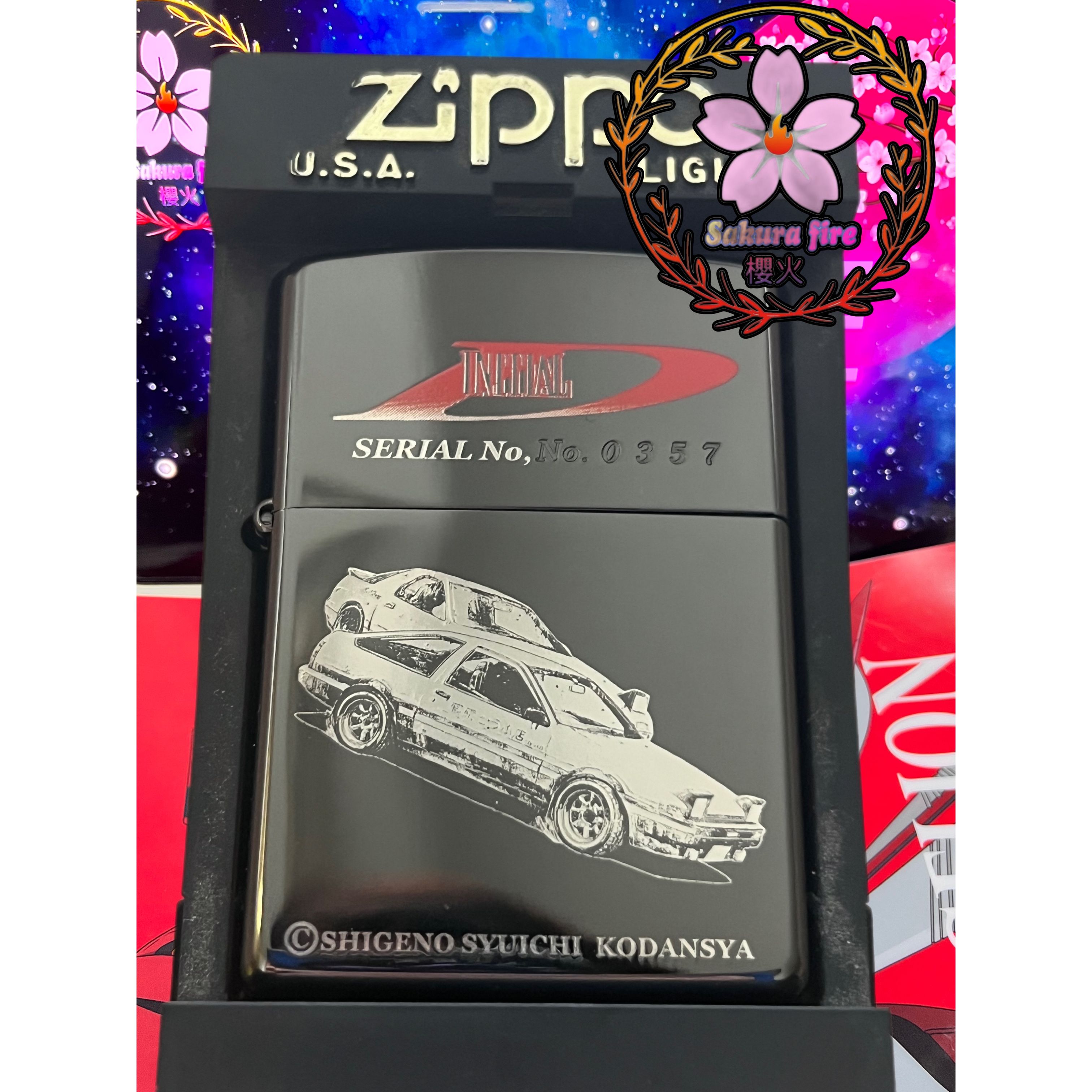 🔥ZIPPO🔥 2001年日版《頭文字D》 AE-86 藤原拓海限量收藏紀念版