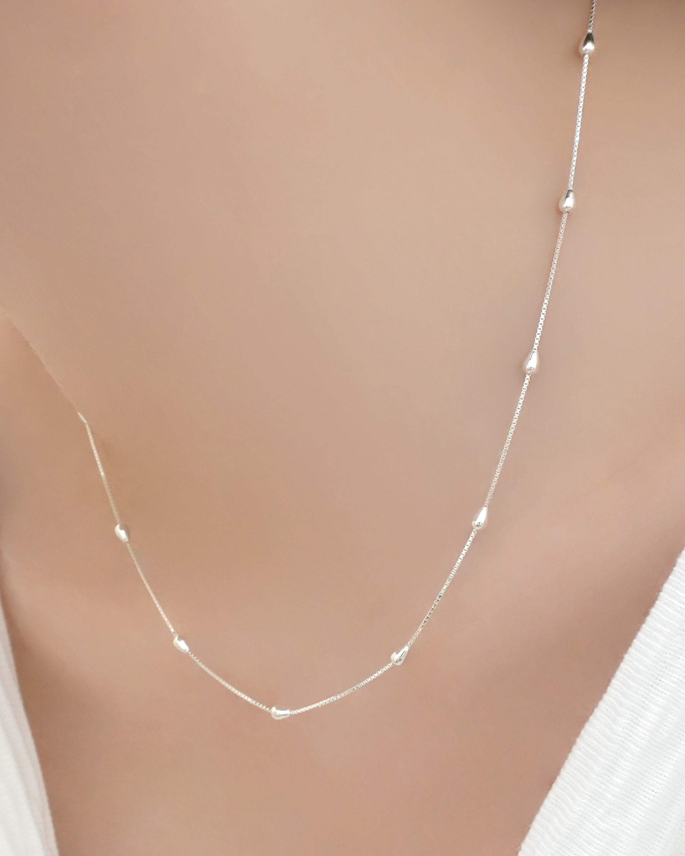 Gentle Ripples Drop Necklace