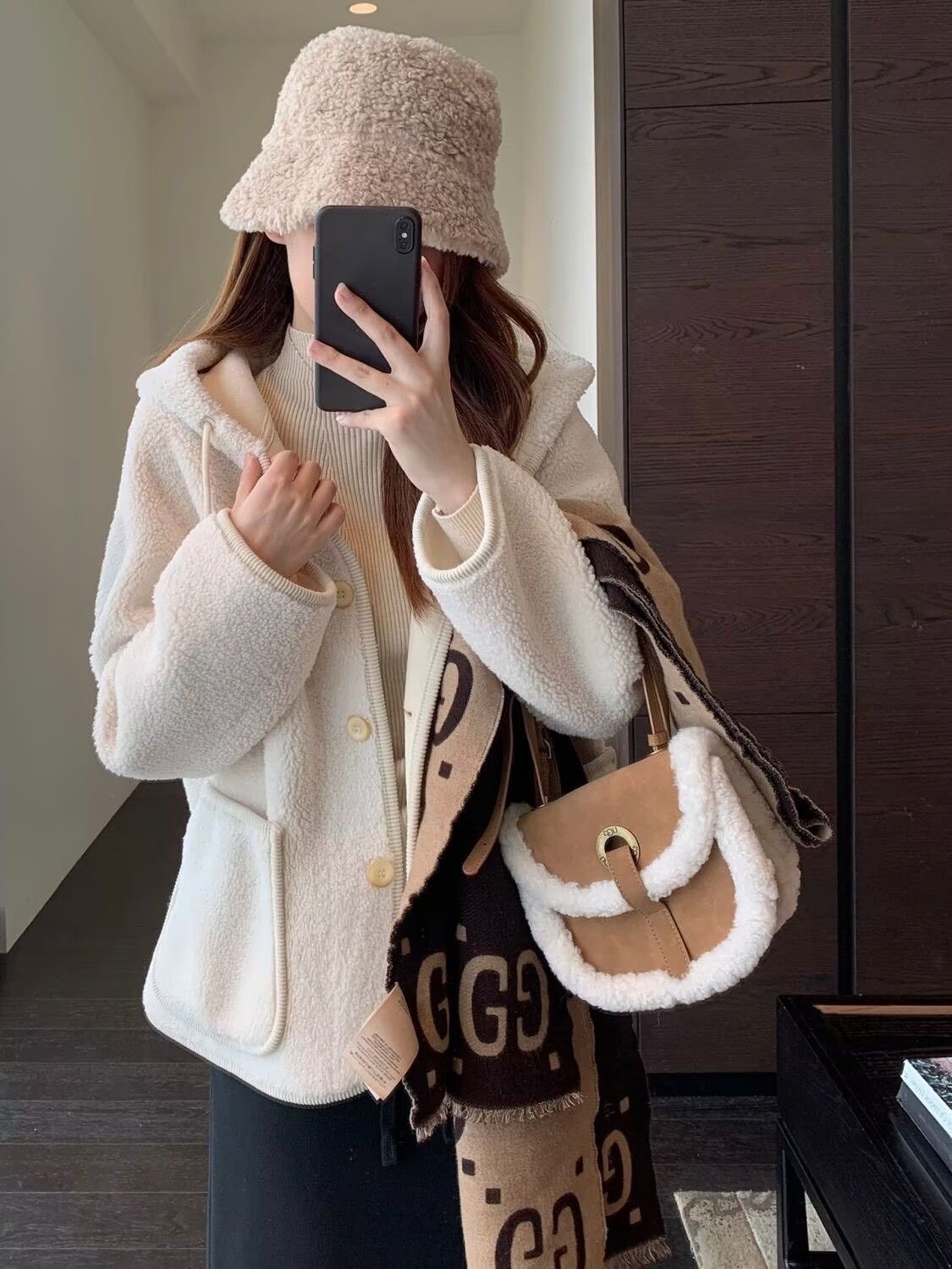 韓系成人新款 毛毛外套