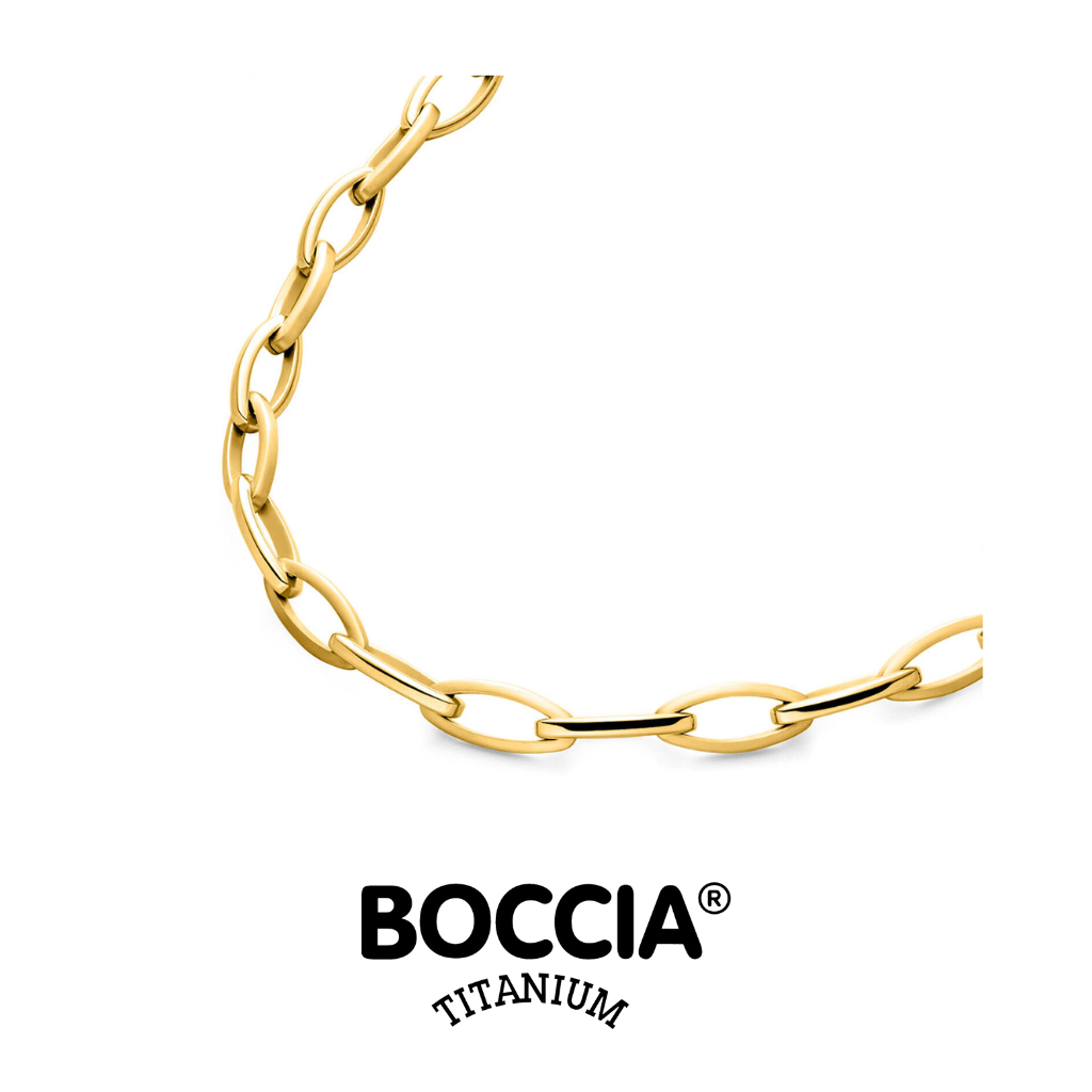 Boccia Titanium 0832-02 鈦金屬 / 鍍金項鍊 