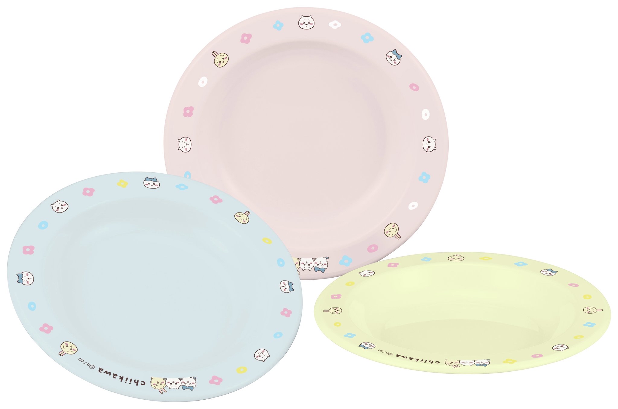 (24/4新品)日本CHIIKAWA 一套三個膠碟