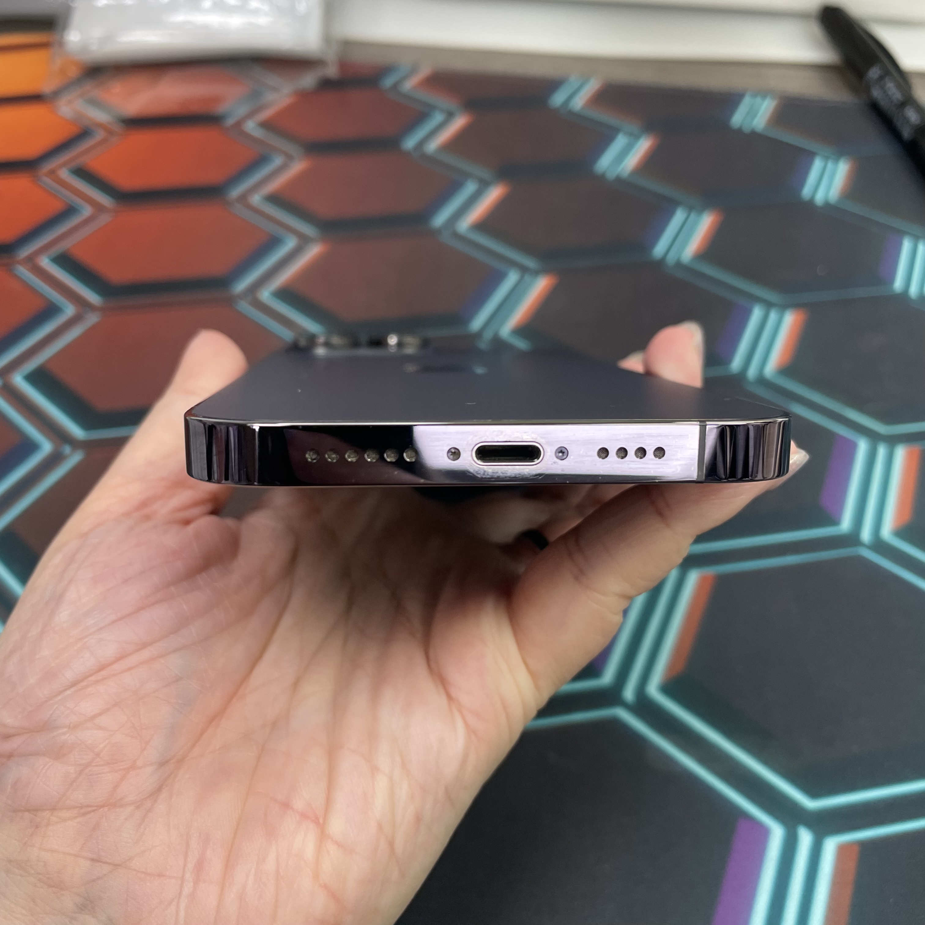 *7686 14 Pro max 完美機 512GB 電78 紫色 purple
