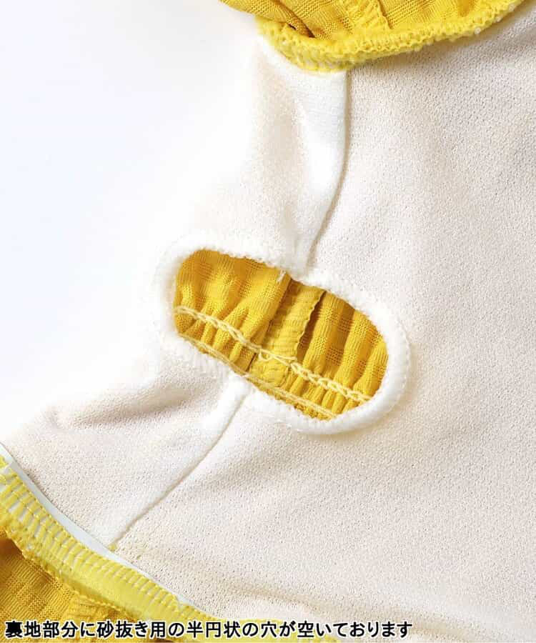 🇯🇵預訂 日本直送🇯🇵Apres les cours三色緞帶褶皺泡泡袖分體泳衣