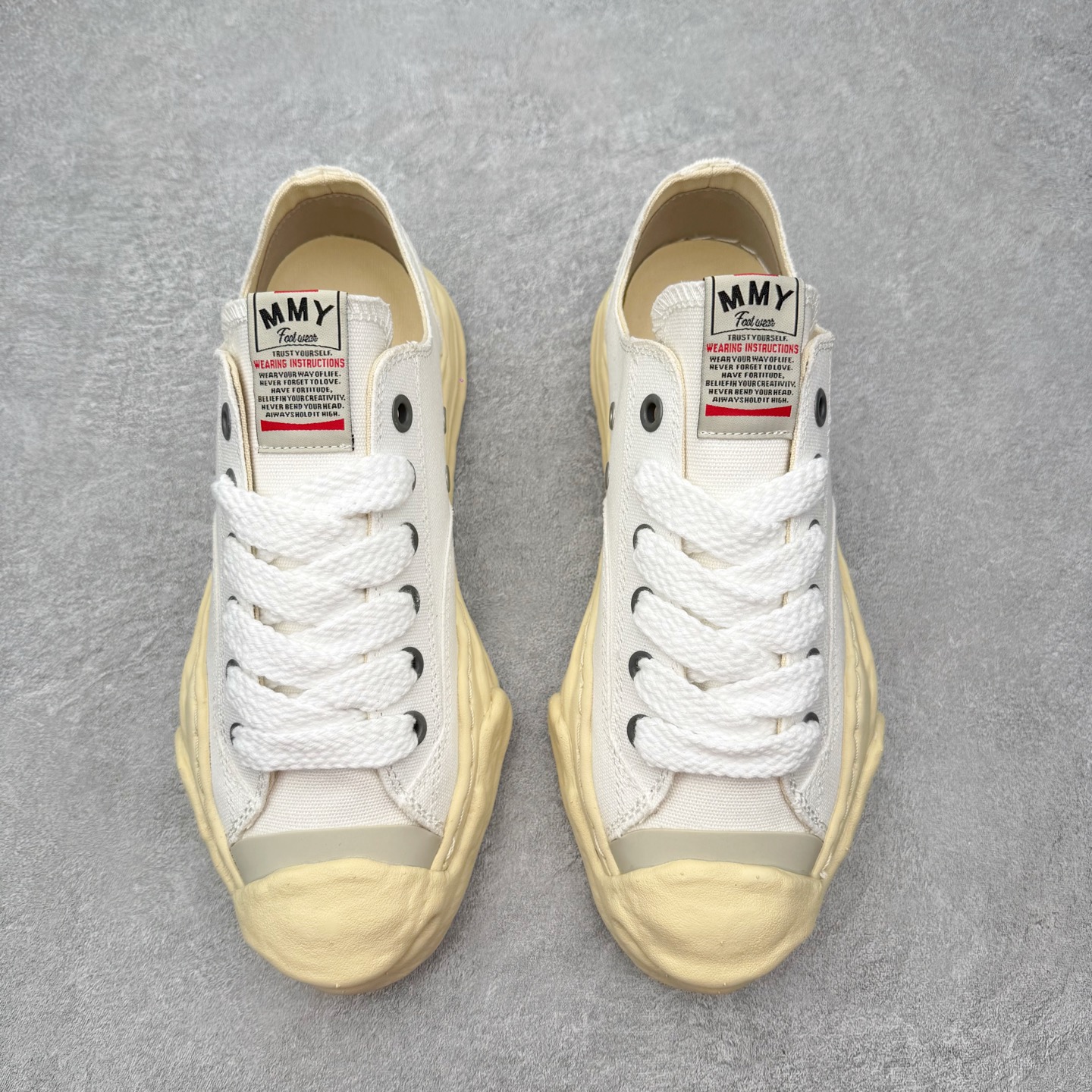 Maison Mihara Yasuhiro MMY "Hank" OG Sole Canvas Low-top Sneaker