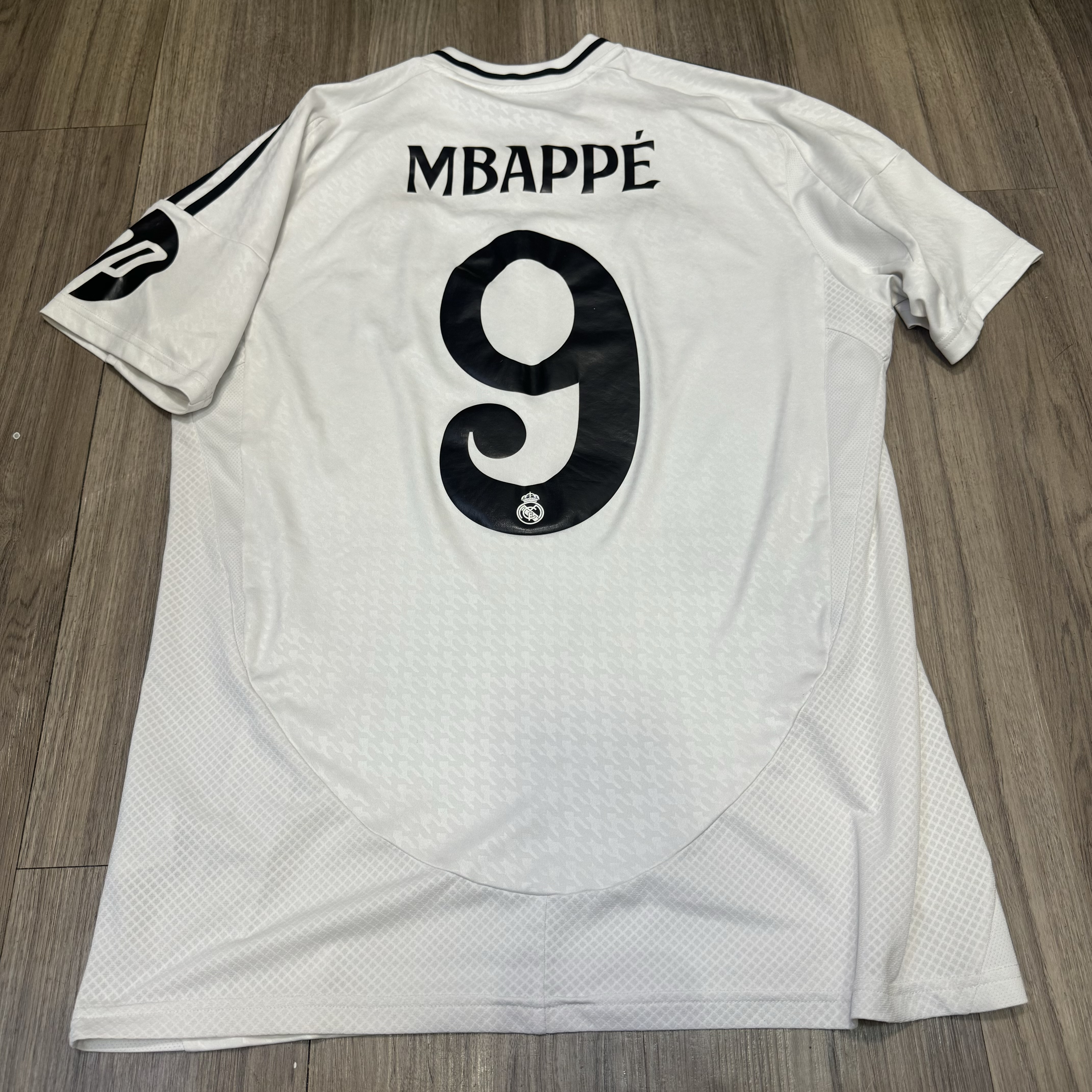Real Madrid 24/25 C/L home shirt #9 Mbappe