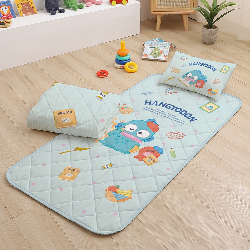 【台灣】SANRIO 兒童三合一睡墊組（水怪）