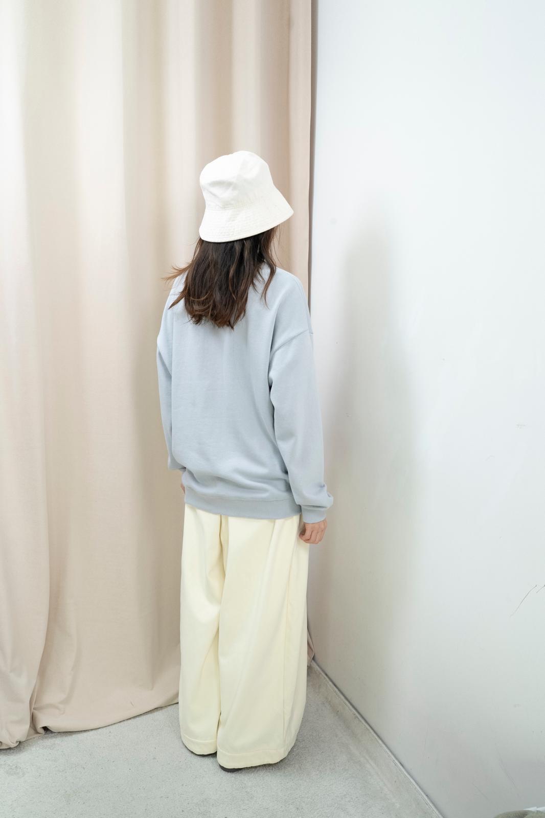 軟熟珠地衞衣（淡藍色）