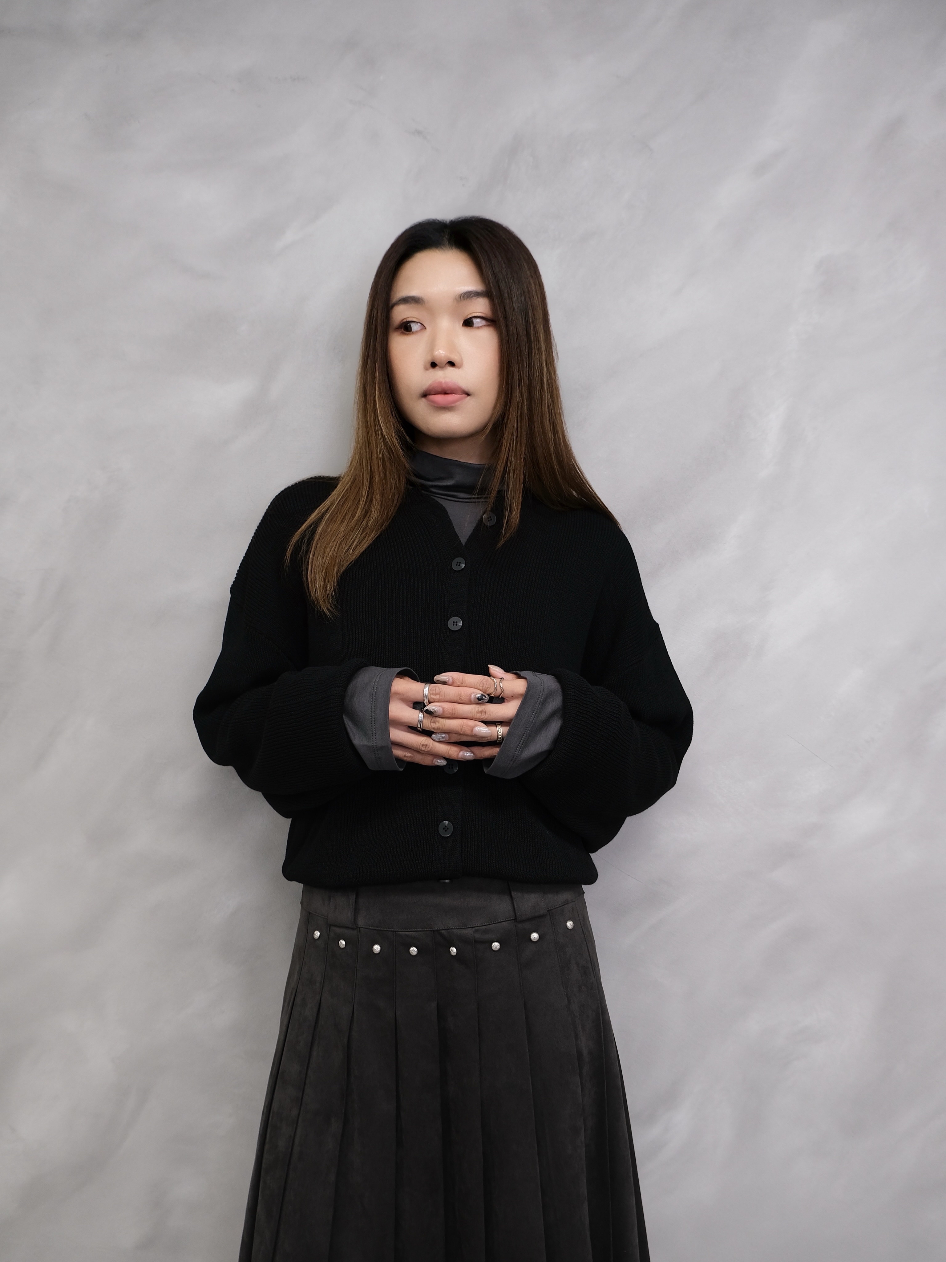 Aria Soft Touch Knit Cardigan #jk33