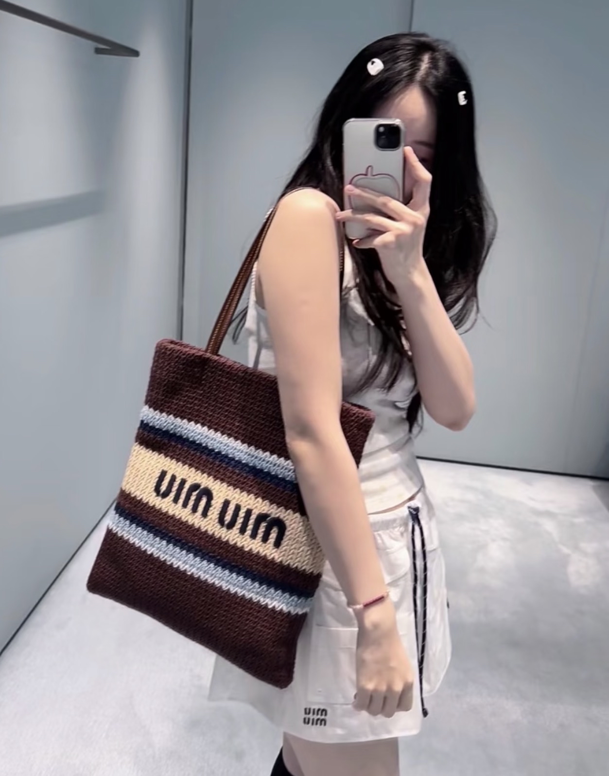 訂貨 ✈️ MiuMiu Woven Tote Bag  Size 41x32cm