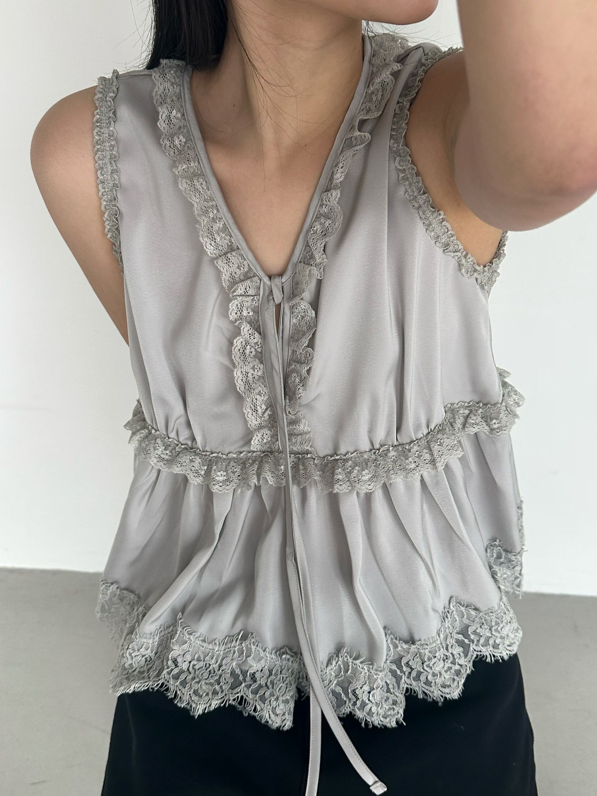 滑身Ruffles 高質背心