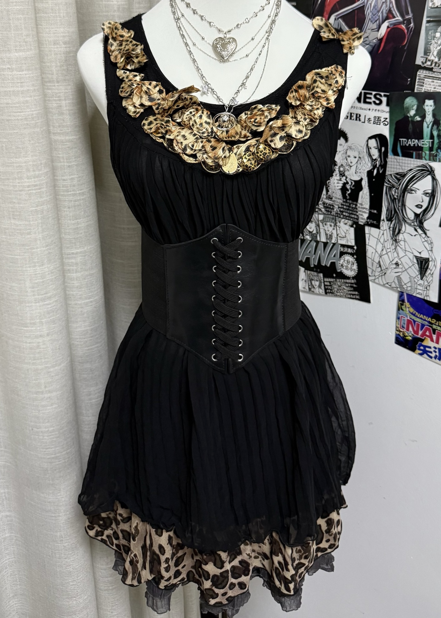 Tsuyome Gyaru Leopard Top/Dress