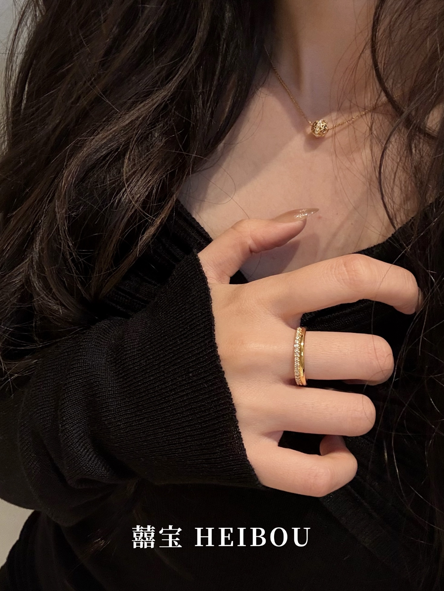 【5D镶嵌】半圈排钻戒指