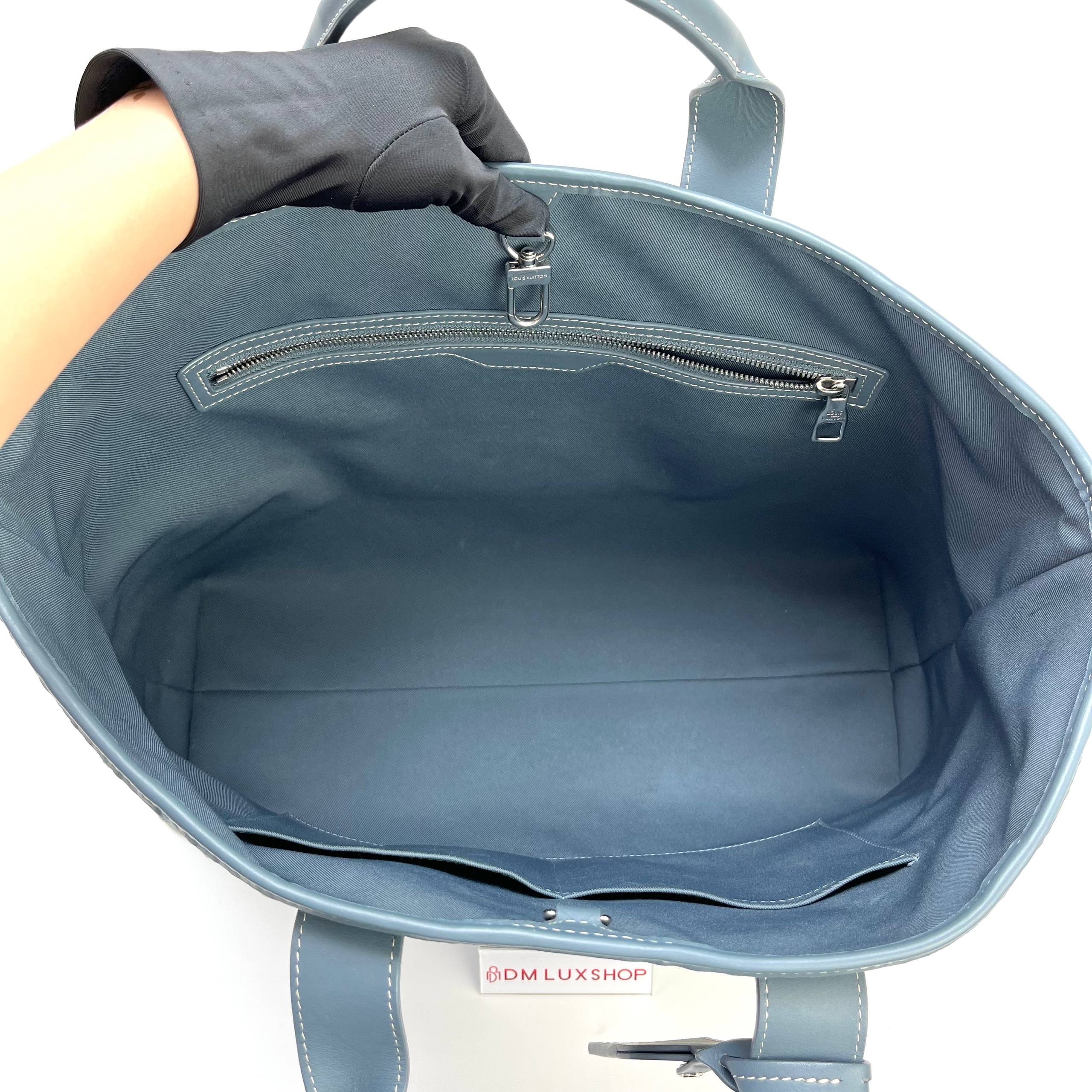 LV Weekend NM Denim Tote Bag