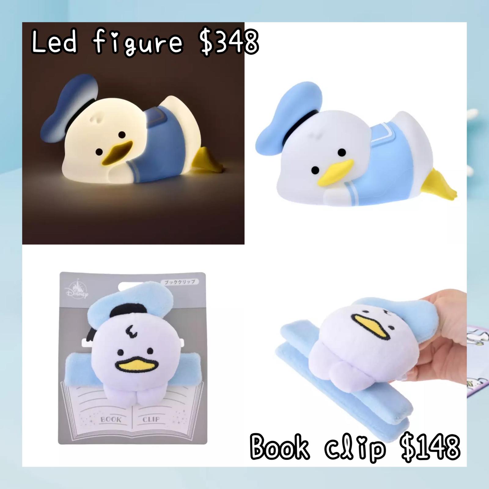 ：日本：DONALD BIRTHDAY 2026 11/5 日本發賣 LED FIGURE BOOK CLIP