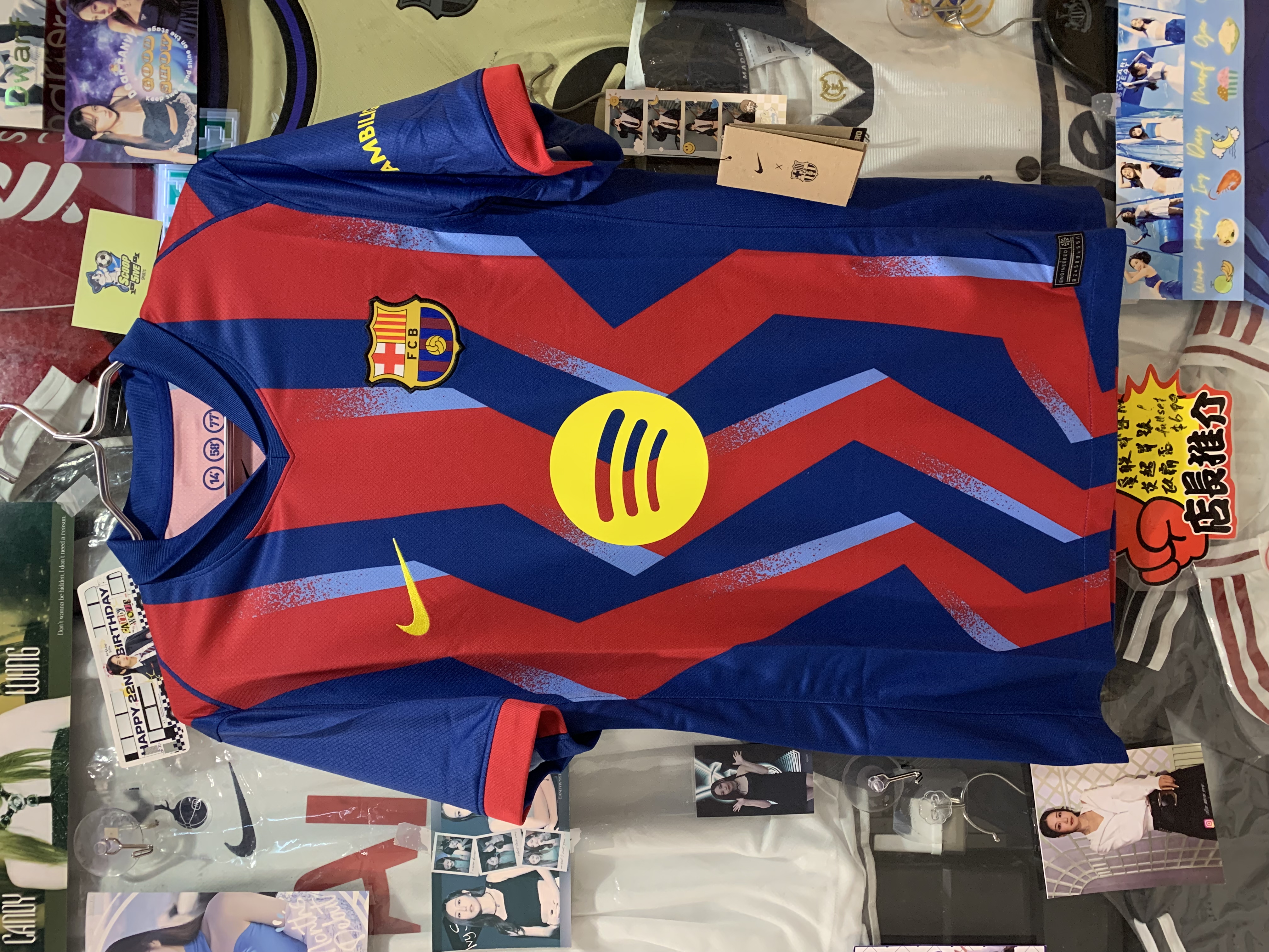 2025-26 巴塞隆拿 三客 球迷版 短袖