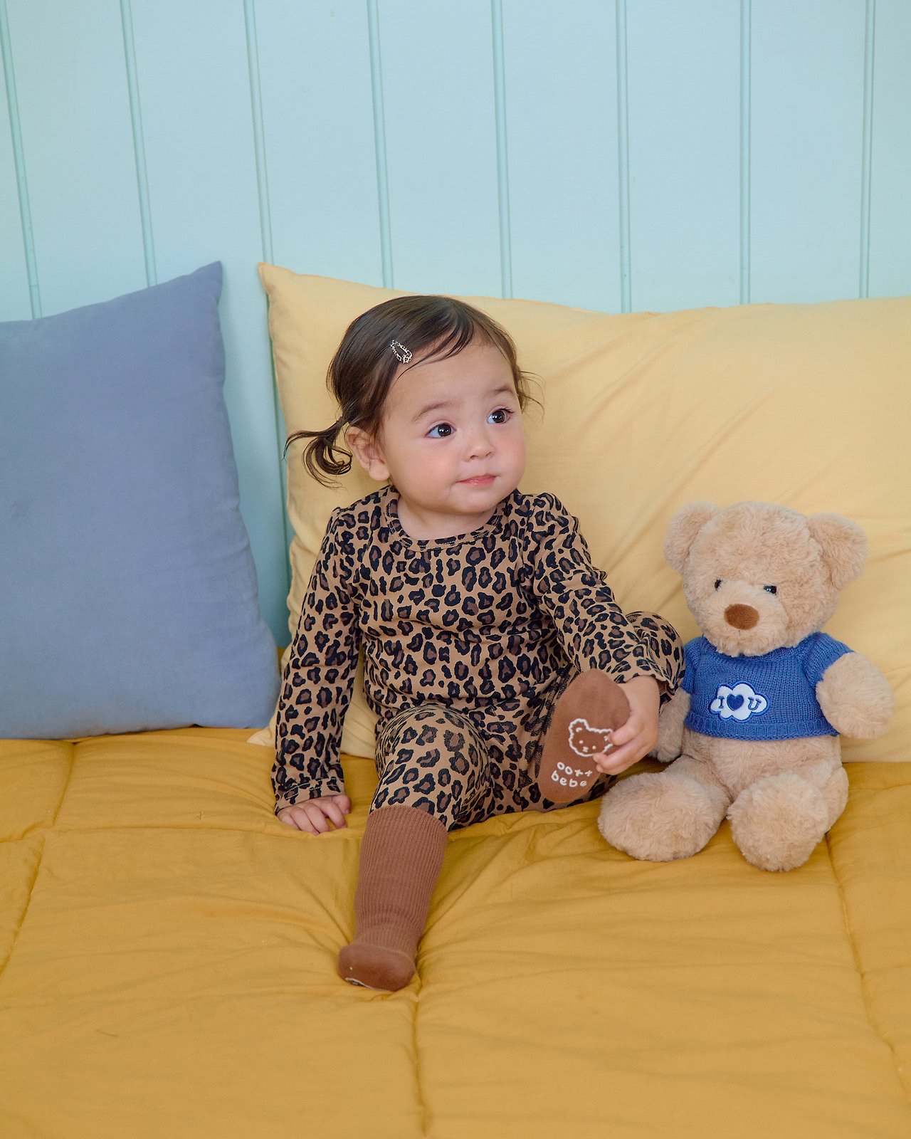OOTT | Little Leopard Print Loungewear set