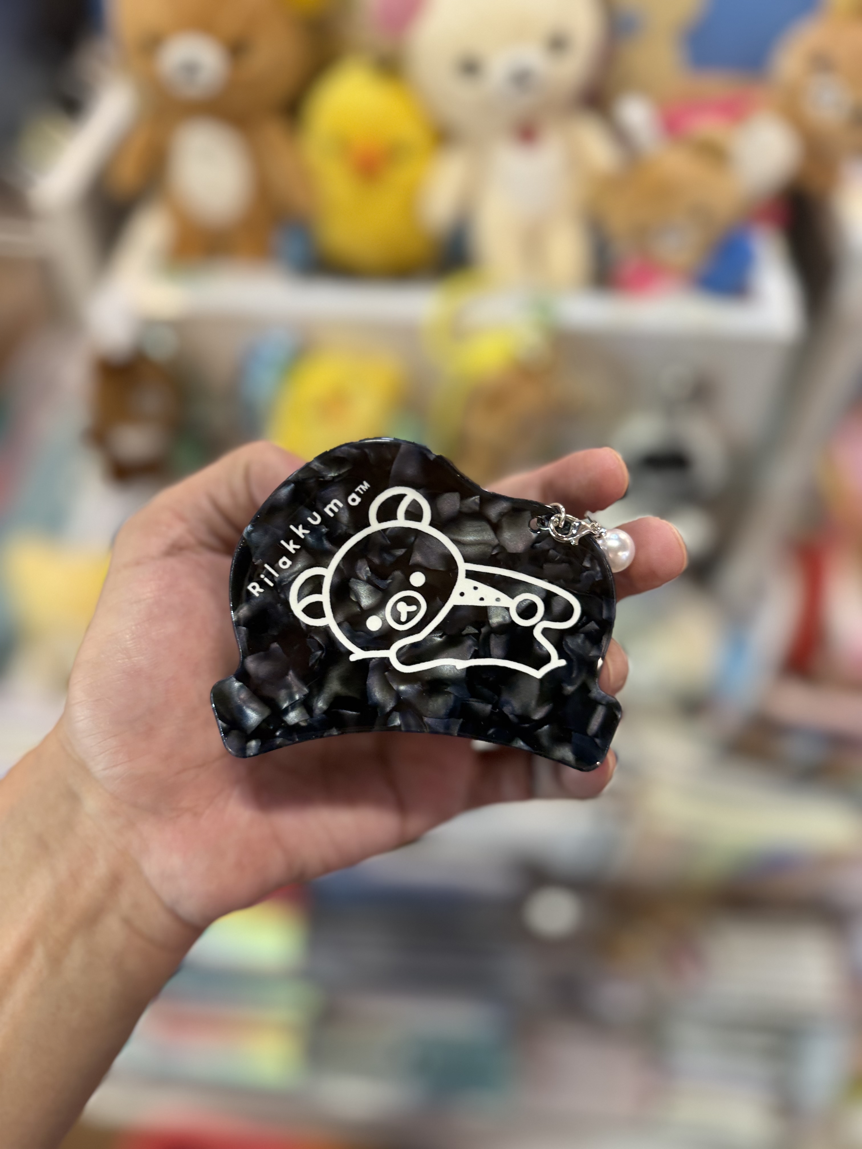 《現貨》全新Rilakkuma 黑白系列 鯊魚髮夾