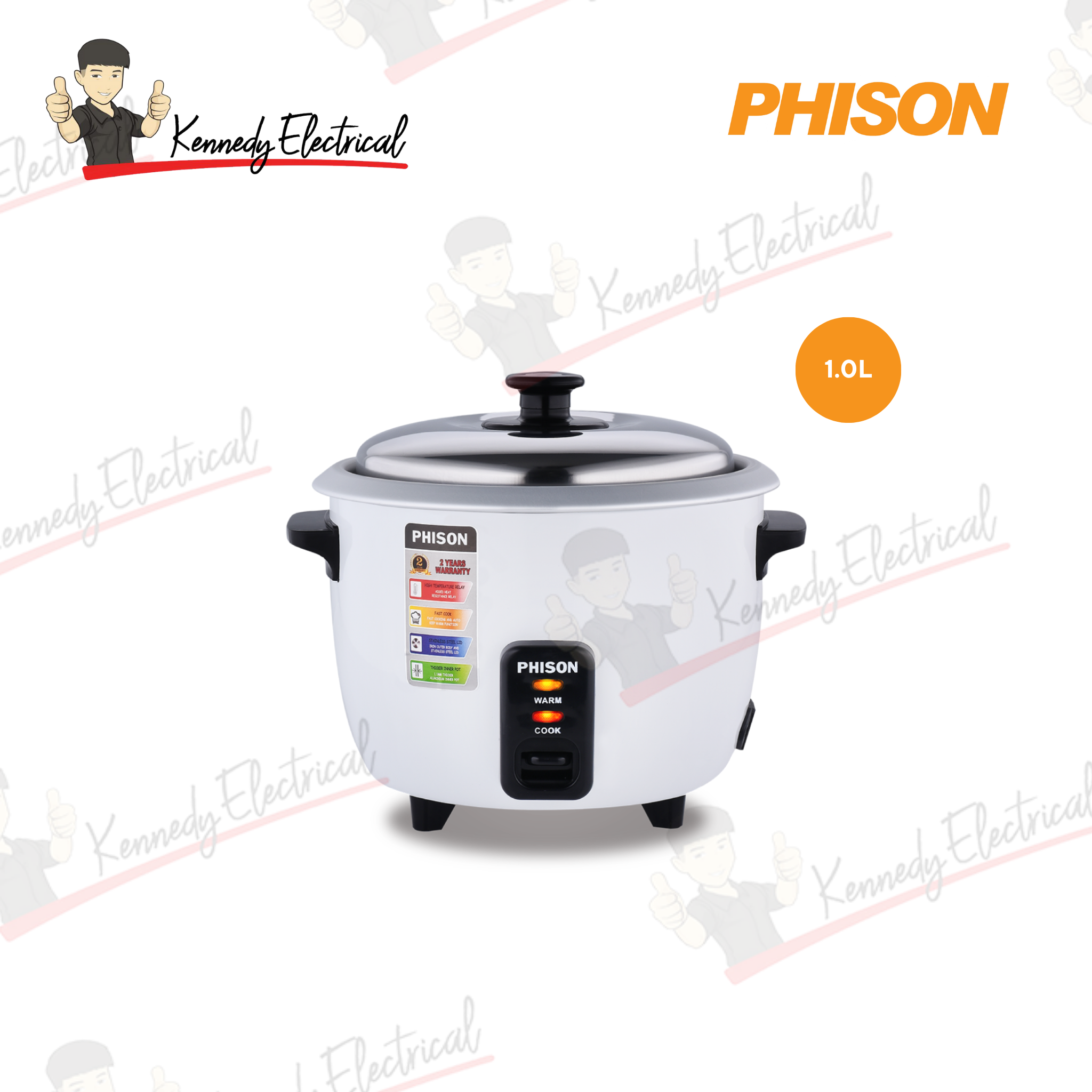 Phison 1.0L Conventional Rice Cooker PRC-8310