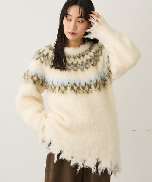 北歐風拉絨針織冷衫