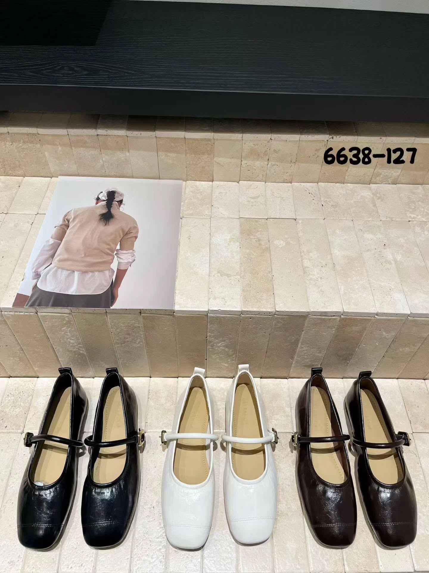 6638-127 玛丽珍平底鞋 🇨🇳