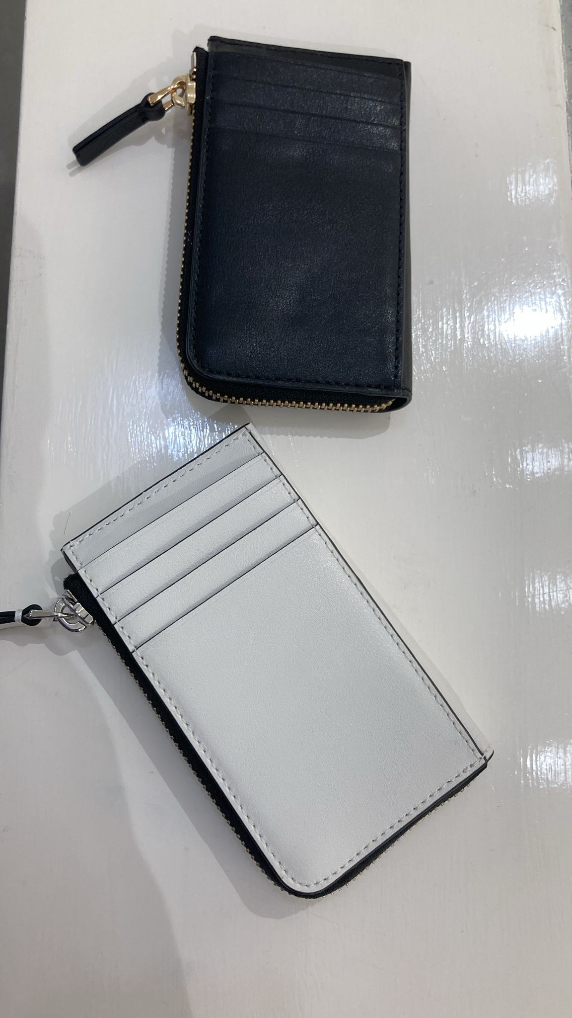 🇺🇸🇨🇦✈️黑色真皮型格風Marc Jacobs 拉鍊卡包現貨😎😎