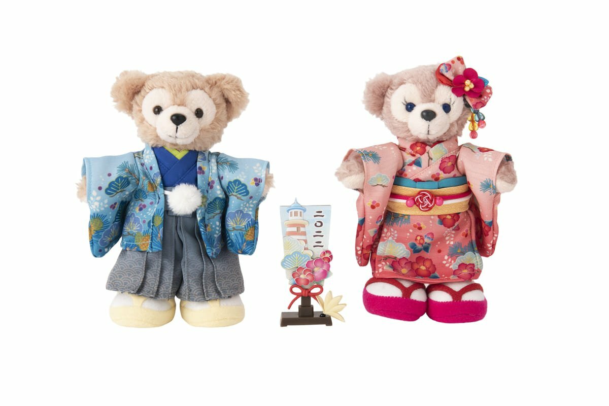 [現貨] [東京迪士尼] DUFFY & SHELLIE MAY 和服公仔套裝 {TF211129}