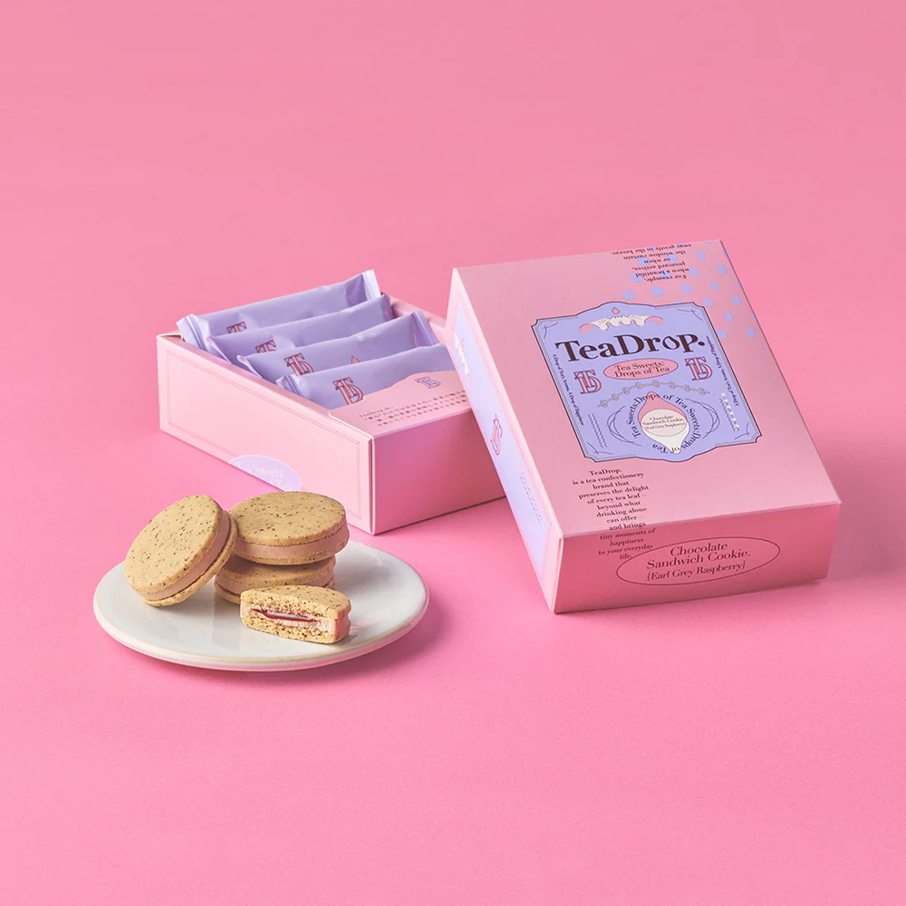 日本直送 日本 TOKYO 茶味  伯爵奶茶覆盆子口味 夾心餅乾 