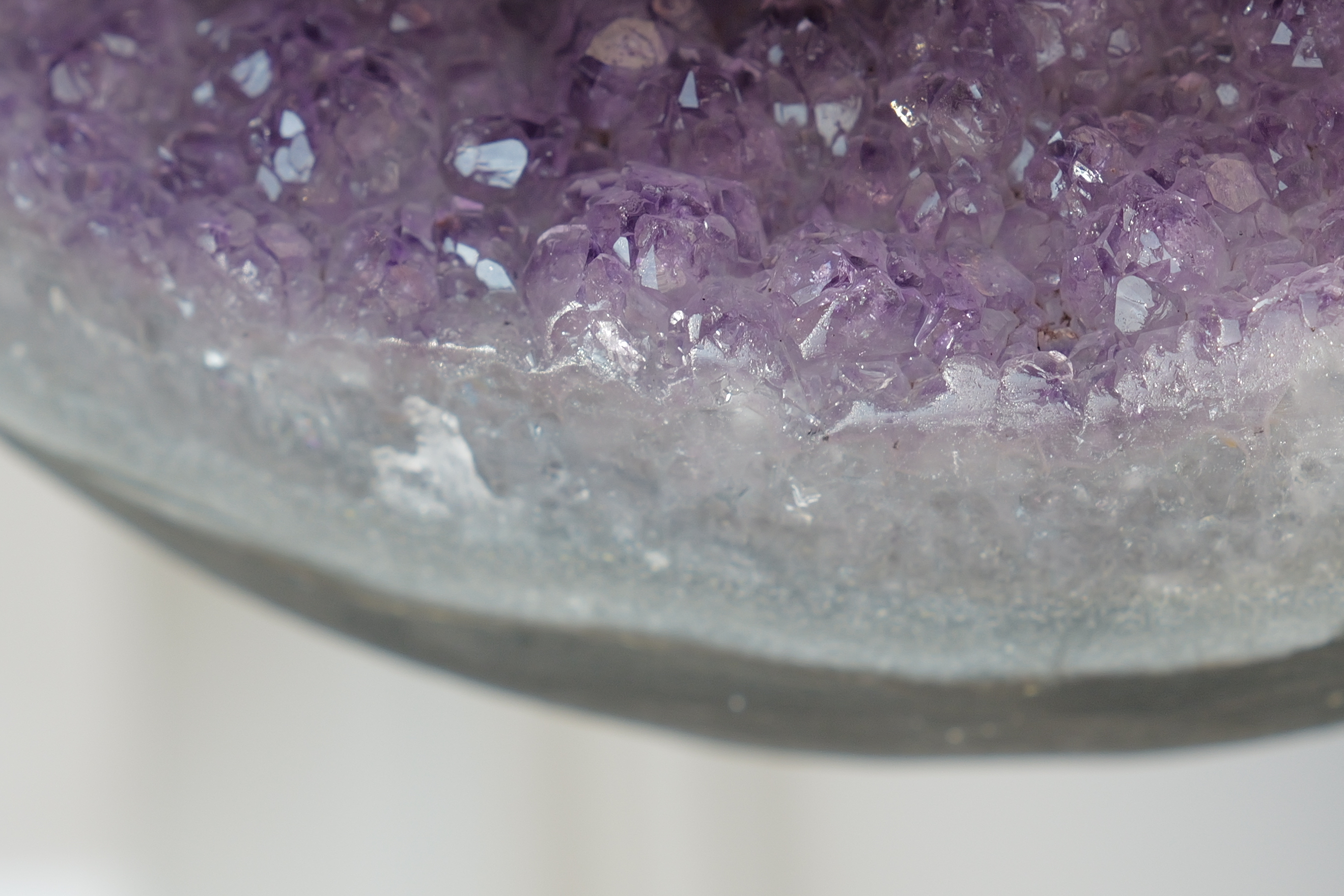 ༒10.6cm 薰衣草紫紫水晶蛋༒ Amethyst AM8015C2JG5Am-RA27*2FE