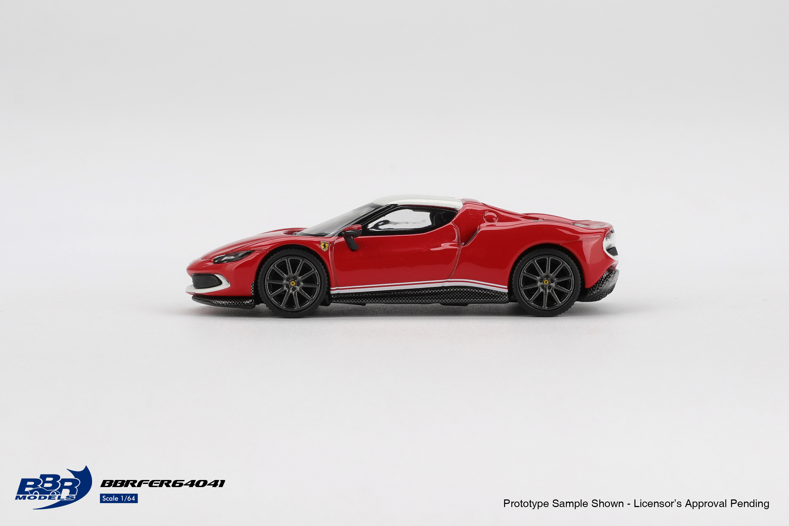 BBR Models 1/64 Ferrari 296 GTB Asseto Fiorano F2004 Tribute livery - BBRFER64041