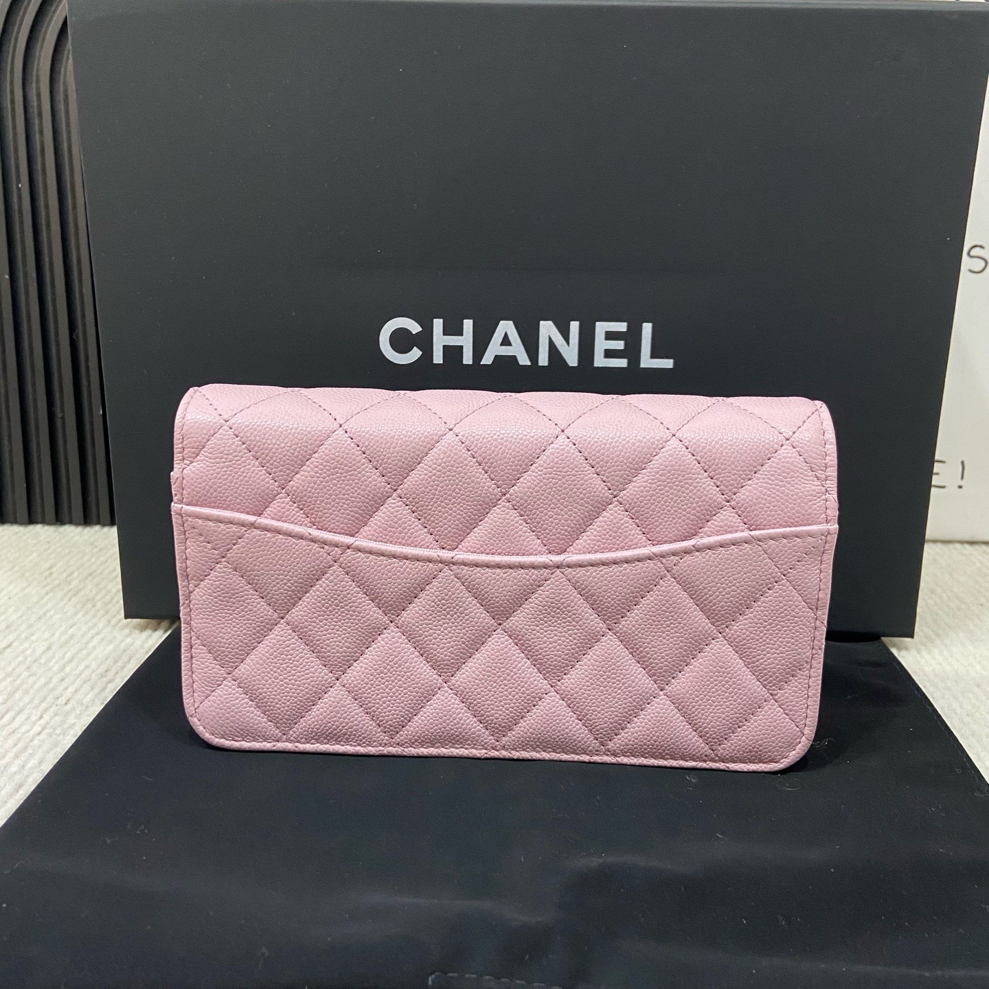 【預訂貨品】CHANEL菱格紋粉色woc  