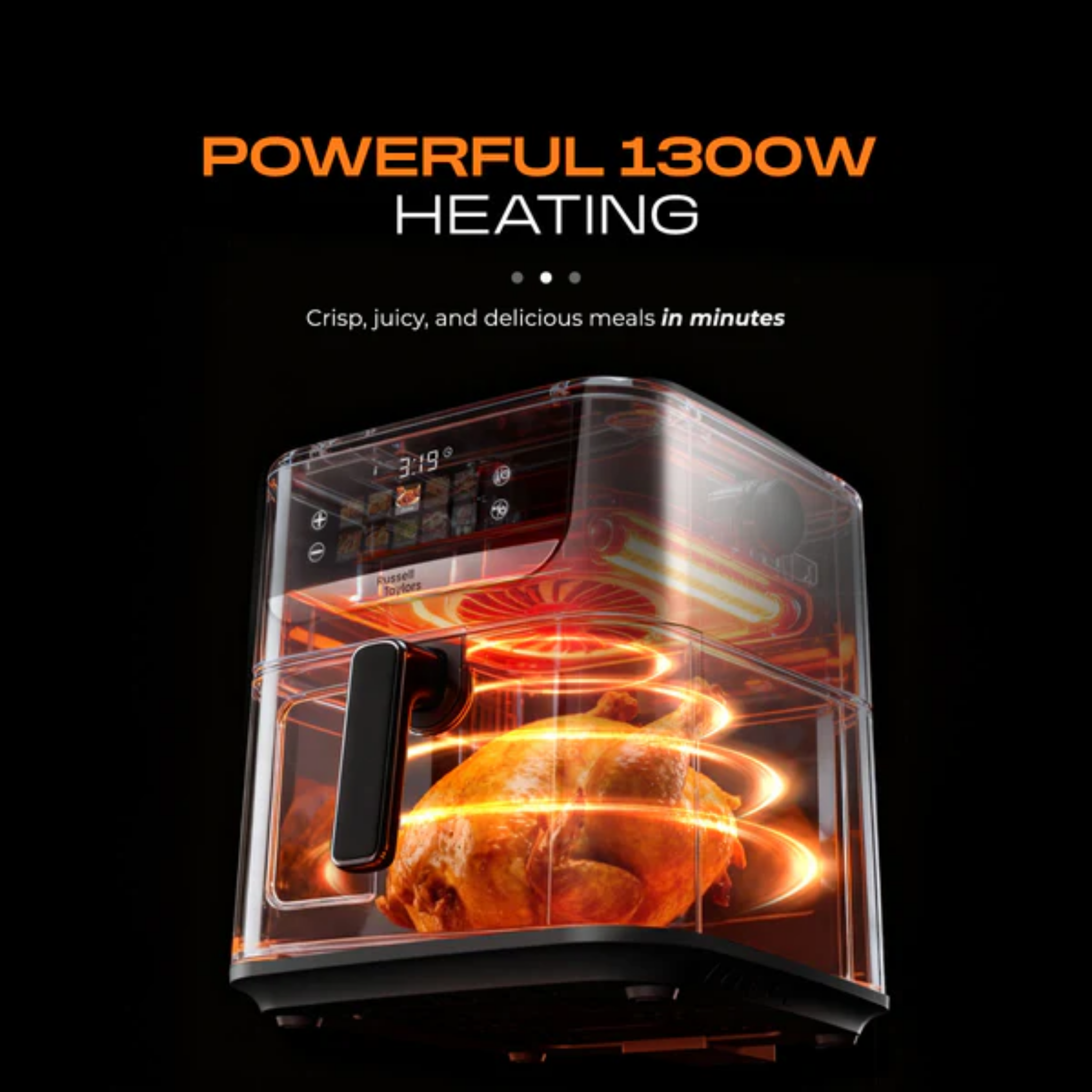 Russell Taylors 7L Digital Air Fryer Black (Z6XL)