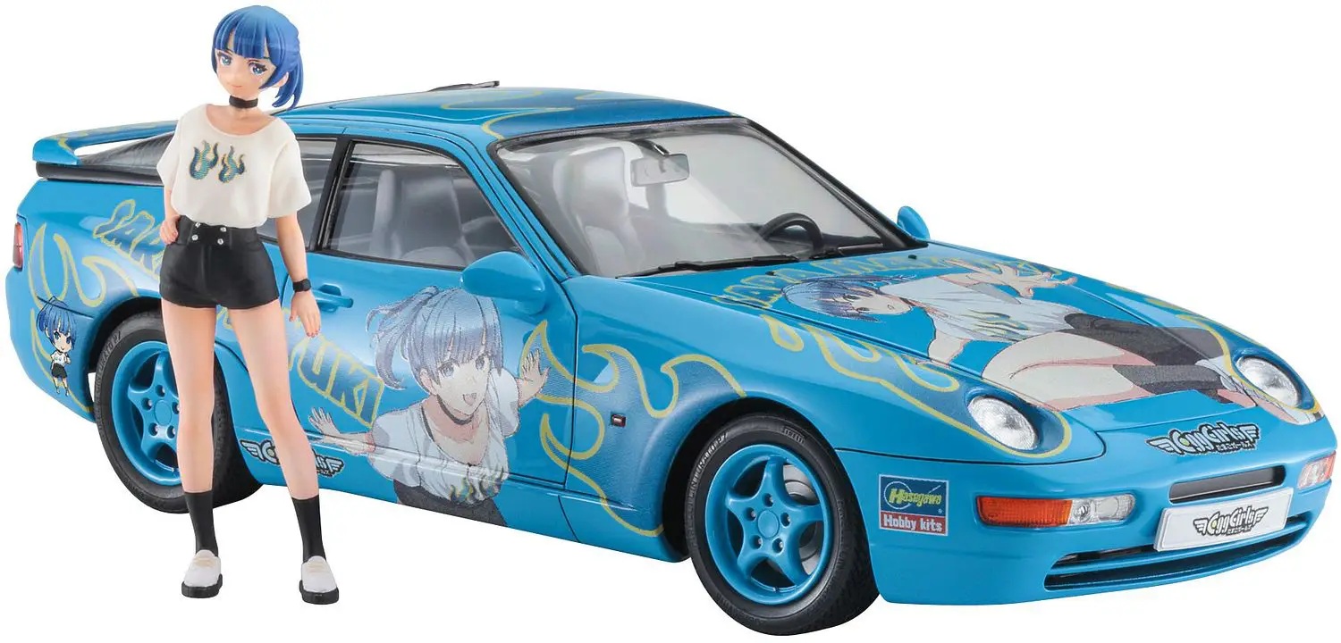 1/24 Porsche 968 Maiyuki Sara w/ Figure