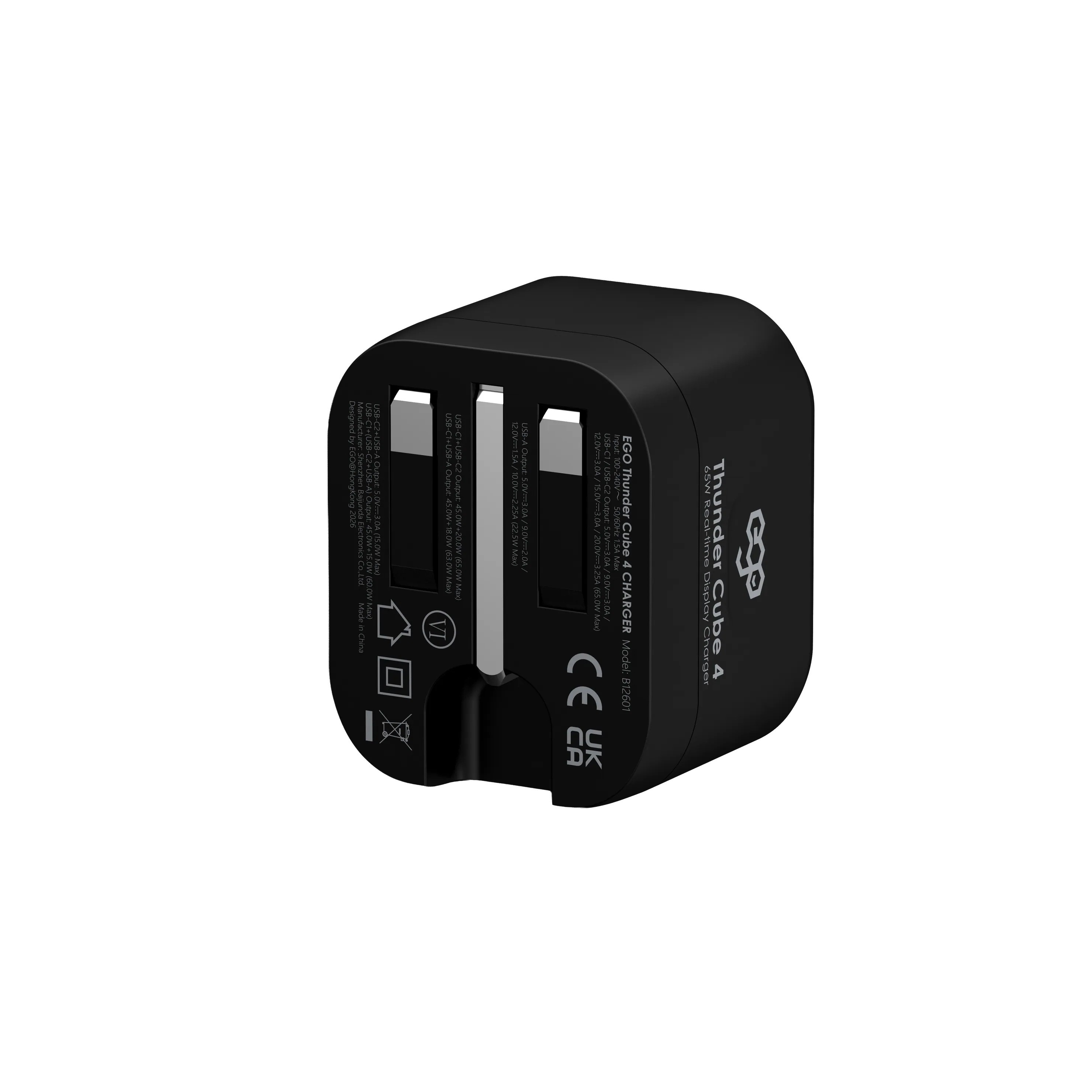 EGO 65W ThunderCube 4 摺疊插頭充電器