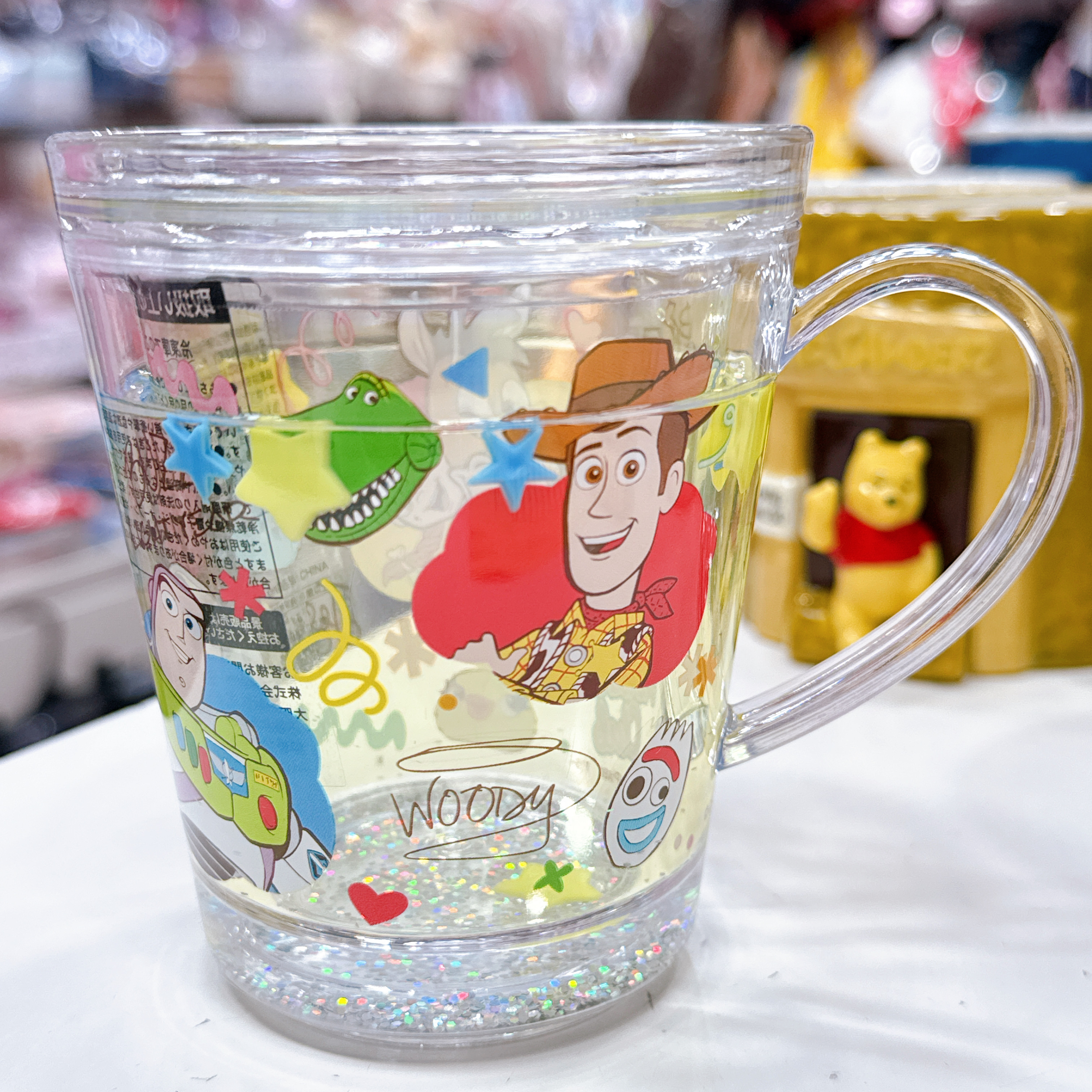 日本版Toy Story浮水膠杯