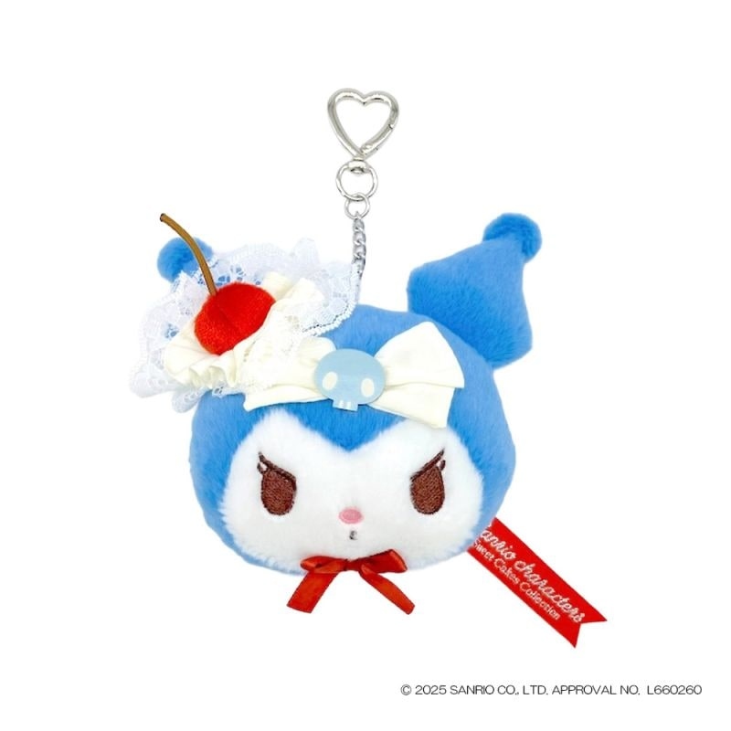 🌸 【預訂】Kuromi Mini Pouch - Sky Blue Cherry Cake