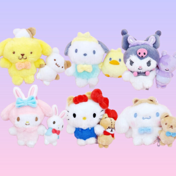 預訂 | 韓國版 SANRIO 好朋友野餐系列公仔掛件