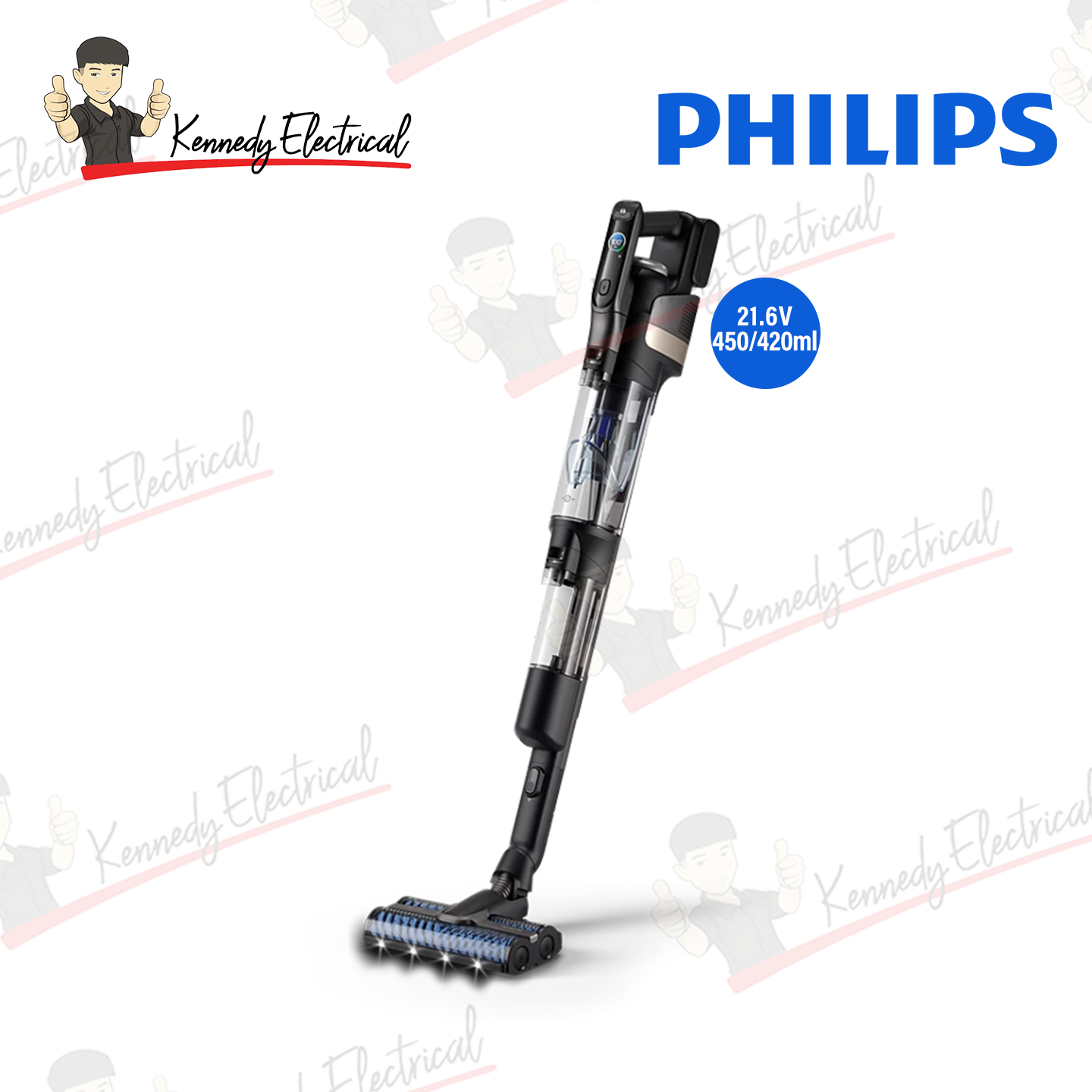 Philips 9000 Series AquaTrio Cordless Vacuum & Wash (XW9465/11)