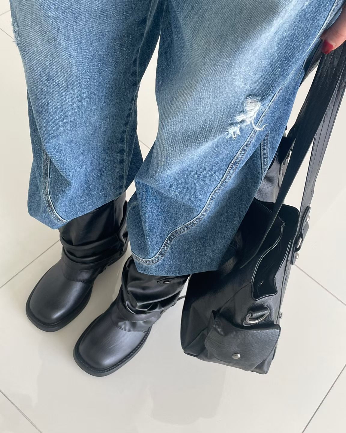 26SS立體剪裁直筒牛