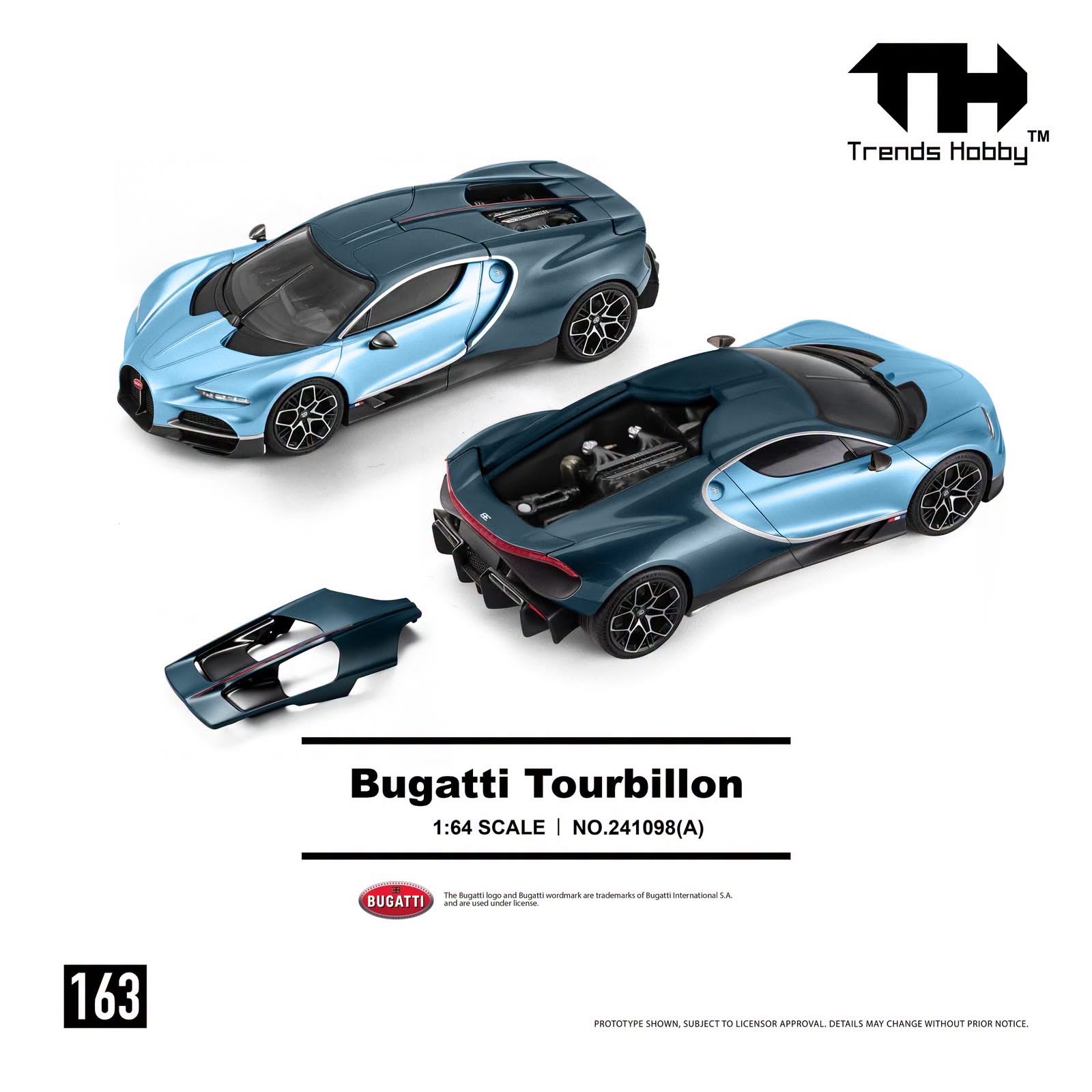 （預訂 Pre Order) Trends Hobby (241098(A)) Bugatti Tourbillon